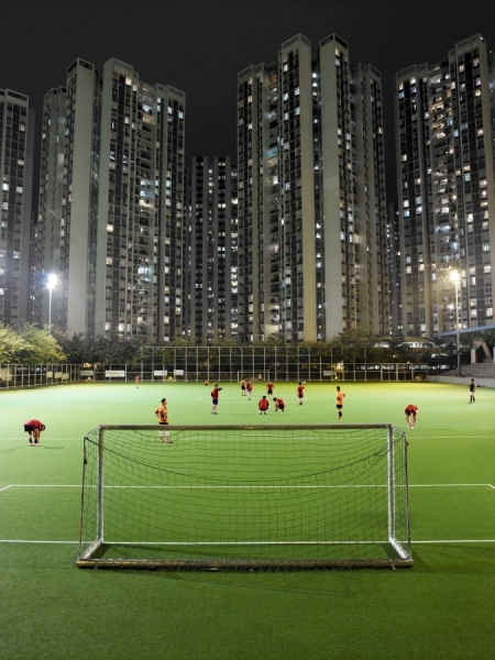 Photograph Chris Frazer Smith Football Practice China on One Eyeland